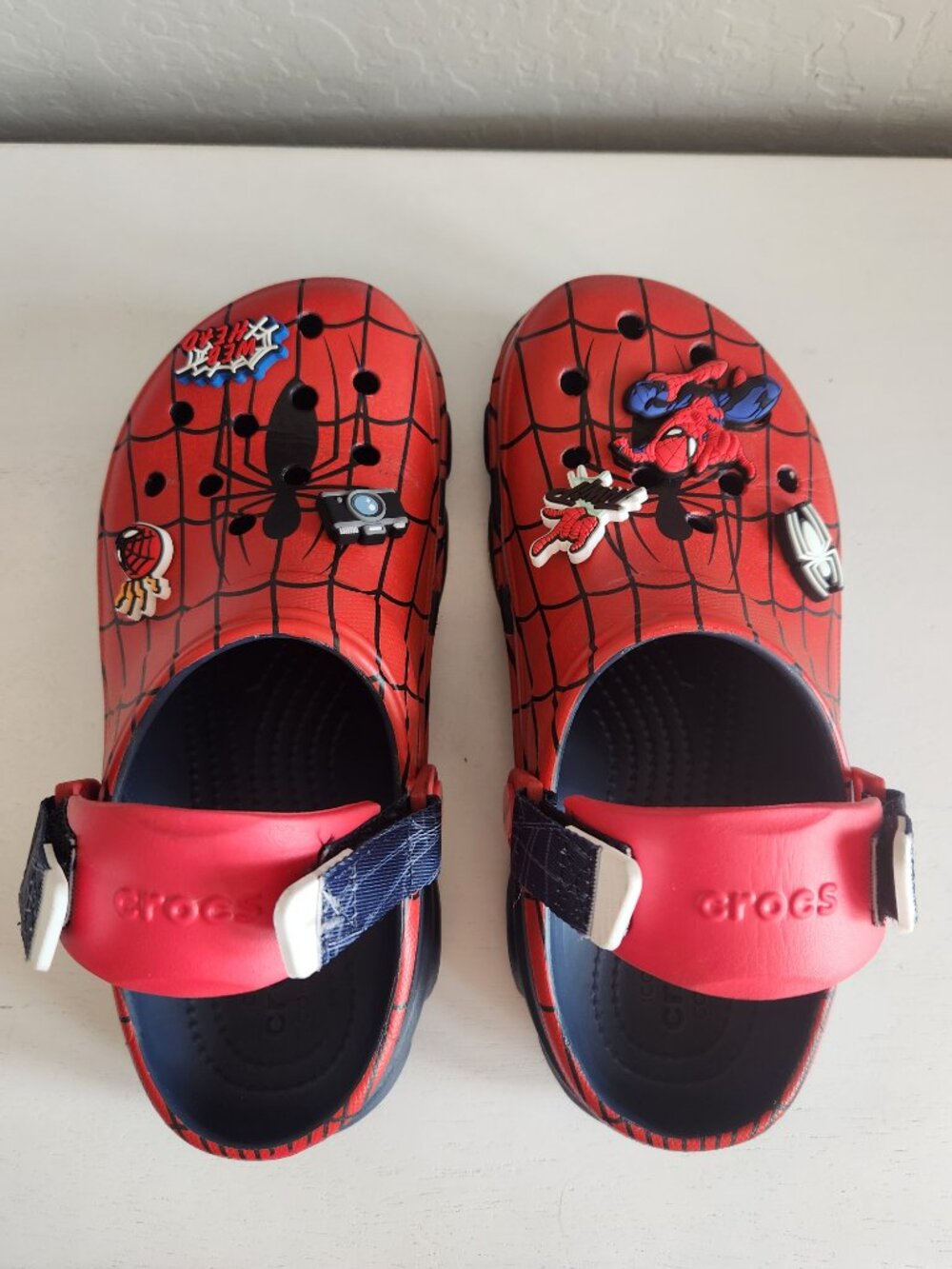 Crocs Marvel x Spider-Man All-Terrain Clogs | Men's 7, Women's 9 - Picture 7 of 7